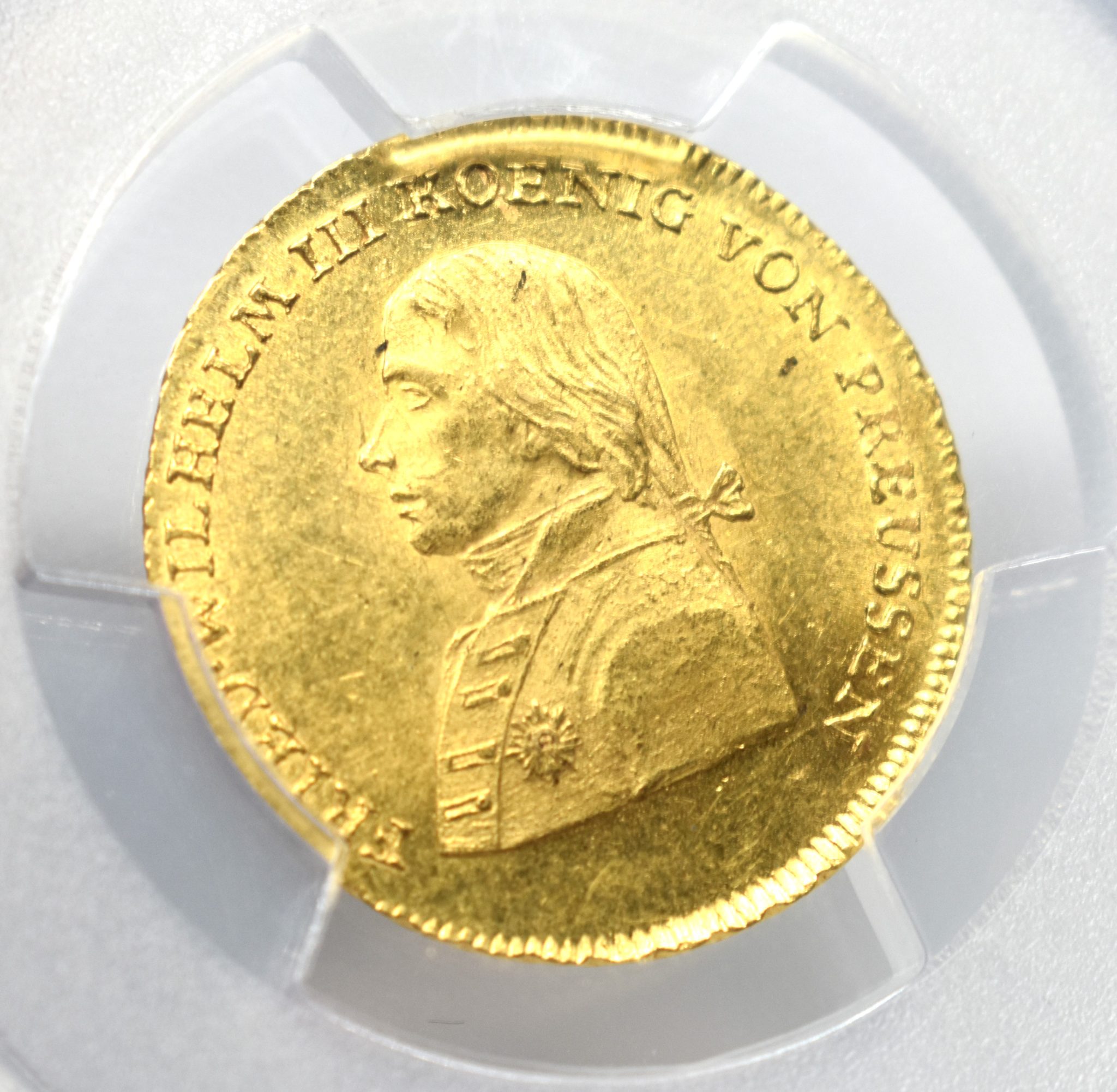 【Sold】1798年 プロイセン フリードリヒ・ヴィルヘルム3世 フリードリヒドール金貨 MS64 PCGS ソブリンパートナーズ
